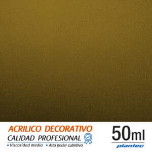 Oro negro metalizado - Acrílico decorativo 50ml