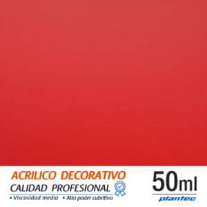 Rojo perlado - Acrílico decorativo 50ml