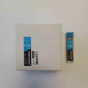 Caja x 48 box con 20 minas C/U 0,5 mm dureza HB