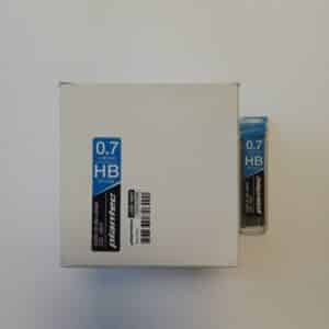 Caja x 48 box con 20 minas C/U 0,7 mm dureza HB