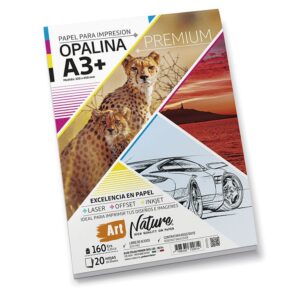 Opalina premium 160 gr p/impres. A4 x 20 hojas