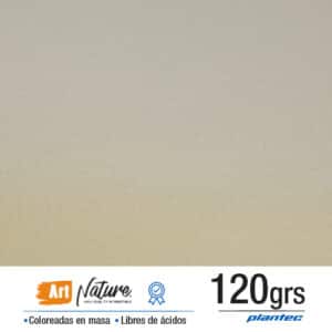 Cartulina coloreada en masa metalizada 120 gr color arena oasis en formato A3 x 10 hojas