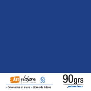 Cartulina coloreada en masa 90 gr color azul en formato A4 x 10 hojas