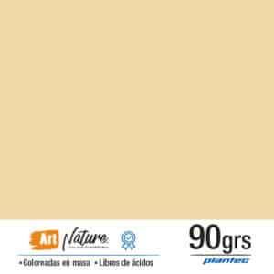 Cartulina coloreada en masa 90 gr color beige en formato A3 x 10 hojas