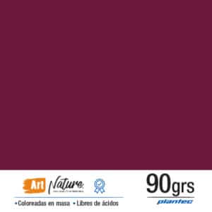 Cartulina coloreada en masa 90 gr color bordo en formato A3 x 10 hojas
