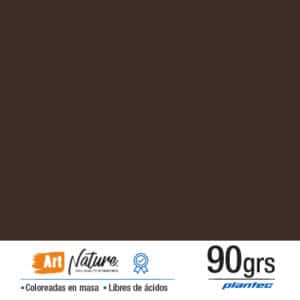 Cartulina coloreada en masa 90 gr color caoba en formato A4 x 10 hojas