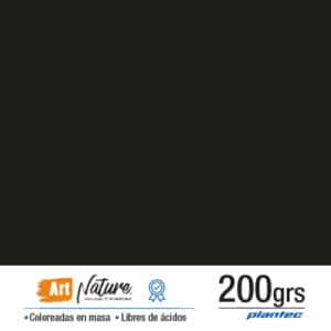 Cartulina coloreada en masa 200 gr color negro en formato A3 x 10 hojas