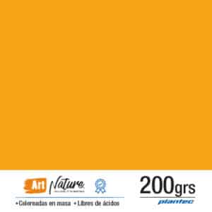 Cartulina coloreada en masa 200 gr color oro de 35 x 50 cm x 10 hojas