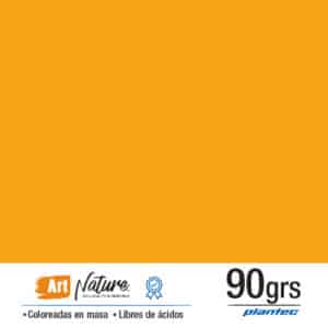 Cartulina coloreada en masa 90 gr color oro en formato A3 x 10 hojas