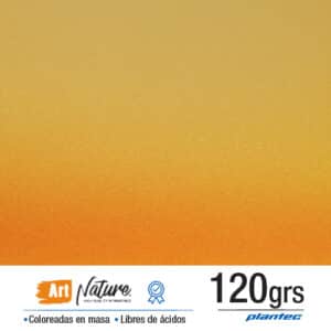 Cartulina coloreada en masa metalizada 120 gr color oro real en formato A3 x 10 hojas