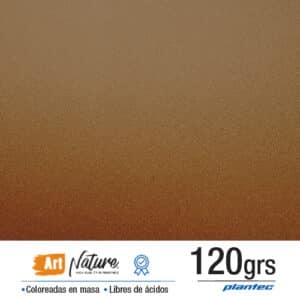 Cartulina coloreada en masa metalizada 120 gr color oro vintage en formato A3 x 10 hojas