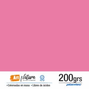 Cartulina coloreada en masa 200 gr color rosa de 35 x 50 cm x 10 hojas
