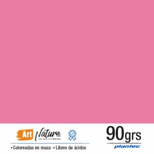 Cartulina coloreada en masa 90 gr color rosa en formato A4 x 10 hojas