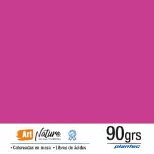 Cartulina coloreada en masa 90 gr color rosa intenso en formato A4 x 10 hojas