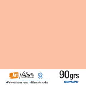 Cartulina coloreada en masa 90 gr color salmón en formato A3 x 10 hojas