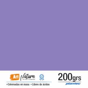 Cartulina coloreada en masa 200 gr color violeta de 35 x 50 cm x 10 hojas